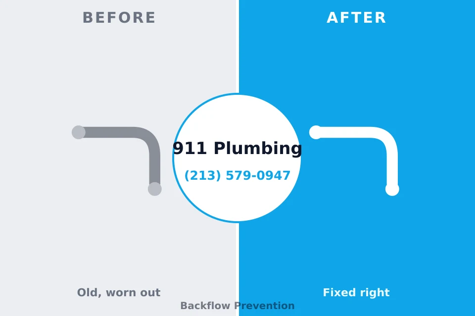 Before and after: plumbing repair Hot Sulphur Springs, CO